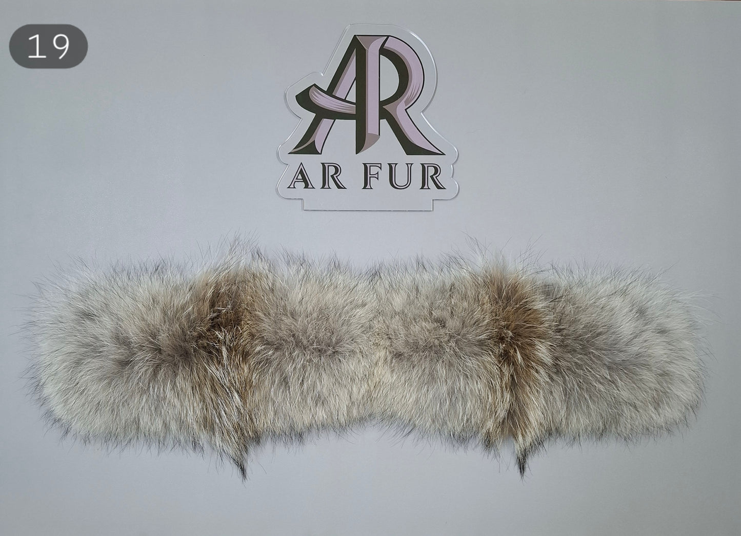 Genuine coyote fur trim replacement - compatible with Canada Goose jacket 19