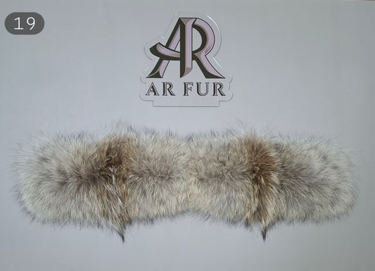 Genuine coyote fur trim replacement - compatible with Canada Goose jacket 19