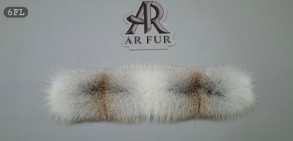 Genuine Artic Fox Fur trim replacement compatible with Canada Goose jacket FL 6