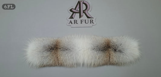Genuine Artic Fox Fur trim replacement compatible with Canada Goose jacket FL 6