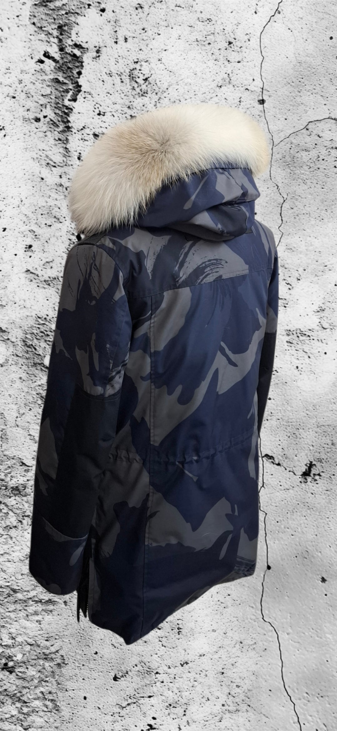 Genuine Artic Fox Fur trim replacement compatible with Canada Goose jacket FL 5