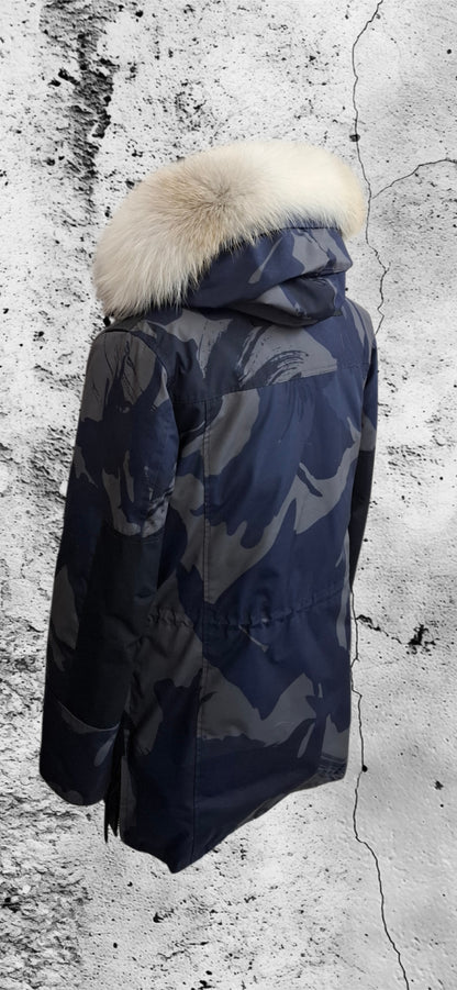 Genuine Artic Fox Fur trim replacement compatible with Canada Goose jacket FL 5