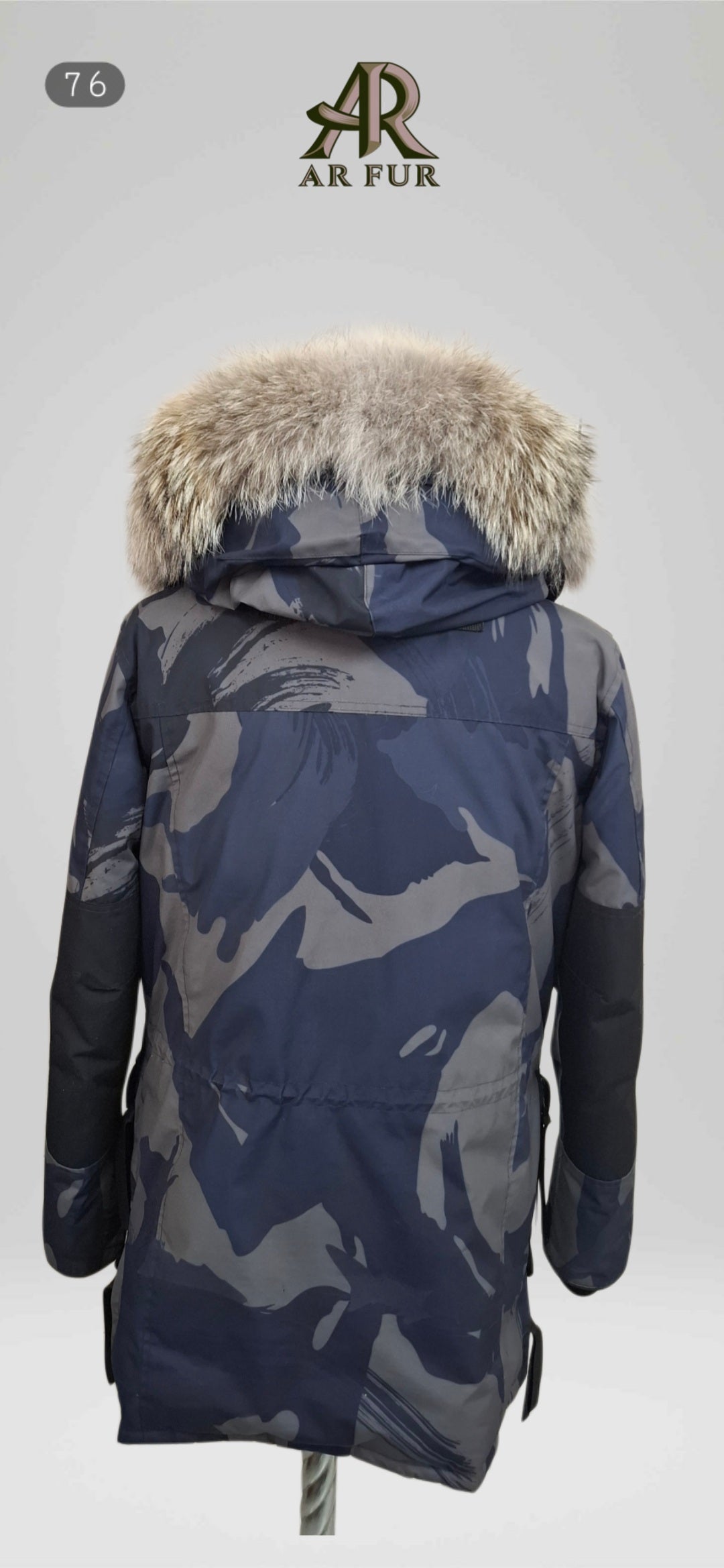 Genuine Coyote Fur trim replacement compatible with Canada Goose jacket 76
