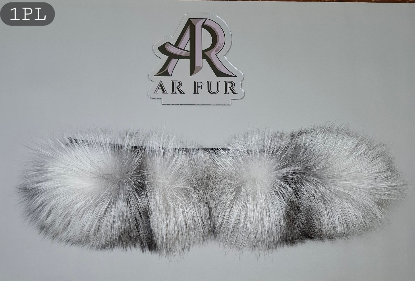 Platinum fox fur trim replacement - compatible with Canada Goose jacket 1PL