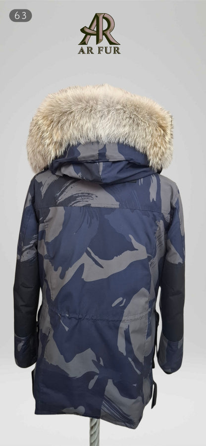 Genuine Coyote Fur trim replacement compatible with Canada Goose jacket 63