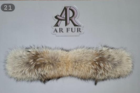 Genuine coyote fur trim replacement - compatible with Canada Goose jacket 21