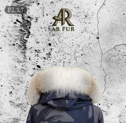 Artic fox trim replacement compatible with Canada Goose jacket FL17