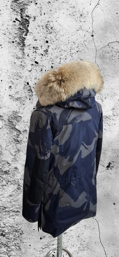 Genuine Coyote fur trim replacement compatible with Canada Goose jacket 55