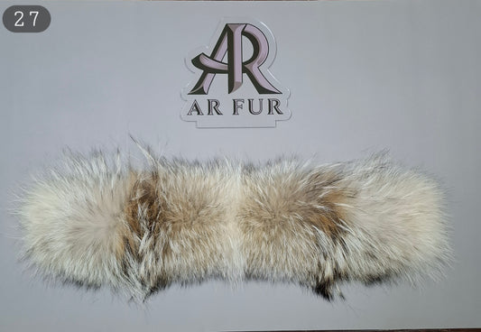 Genuine coyote fur trim replacement - compatible with Canada Goose jacket 27