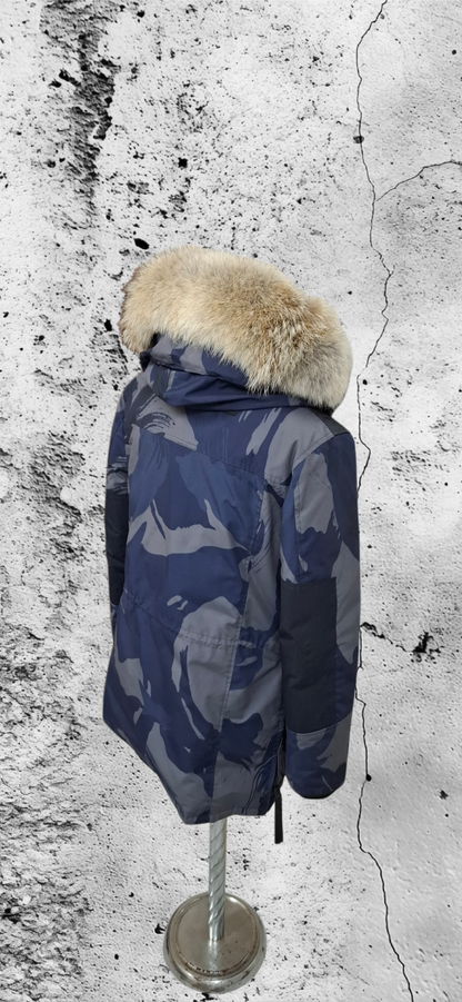 Genuine Coyote fur trim replacement compatible with Canada Goose jacket 55