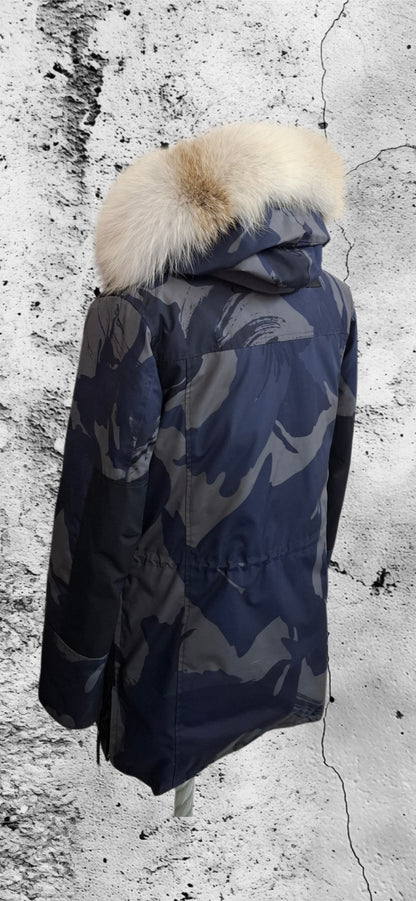 Genuine Artic Fox Fur trim replacement compatible with Canada Goose jacket FL 4