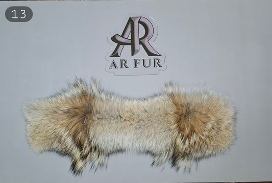Genuine coyote fur trim replacement - compatible with Canada Goose jacket 13