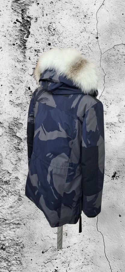 Genuine Artic Fox Fur trim replacement compatible with Canada Goose jacket FL 7