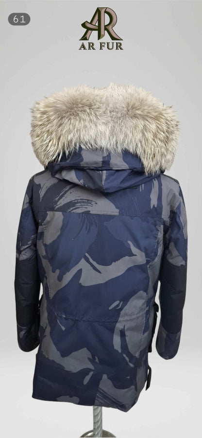 Genuine Coyote Fur trim replacement compatible with Canada Goose jacket 61
