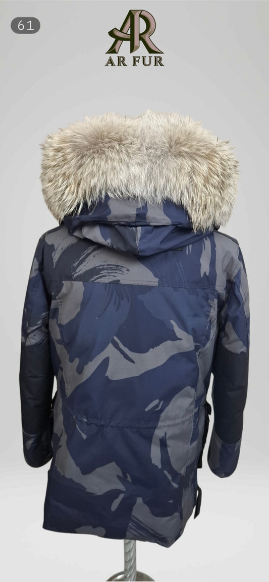 Genuine Coyote Fur trim replacement compatible with Canada Goose jacket 61