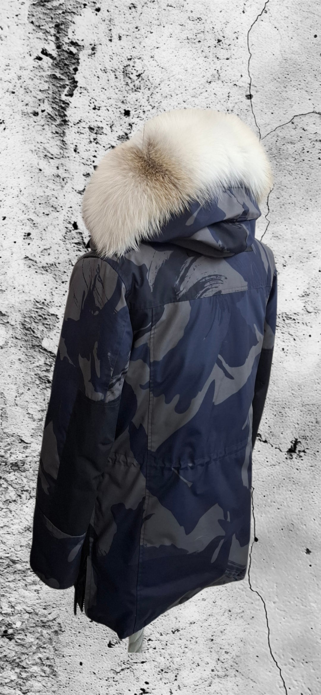 Genuine Artic Fox Fur trim replacement compatible with Canada Goose jacket FL 7
