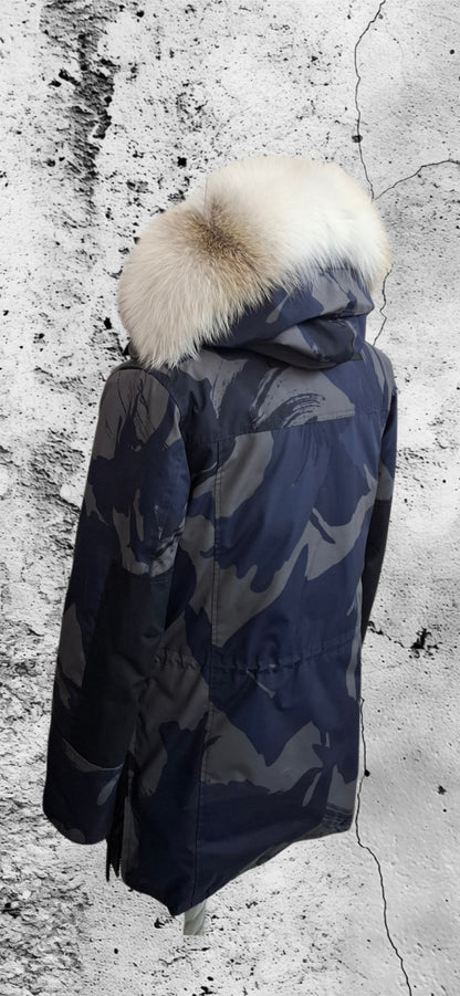 Genuine Artic Fox Fur trim replacement compatible with Canada Goose jacket FL 7