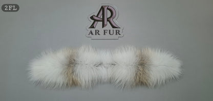 Genuine Artic Fox Fur trim replacement compatible with Canada Goose jacket FL 2