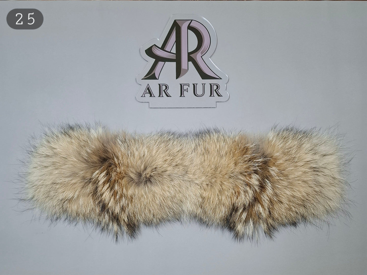 Genuine coyote fur trim replacement - compatible with Canada Goose jacket 25