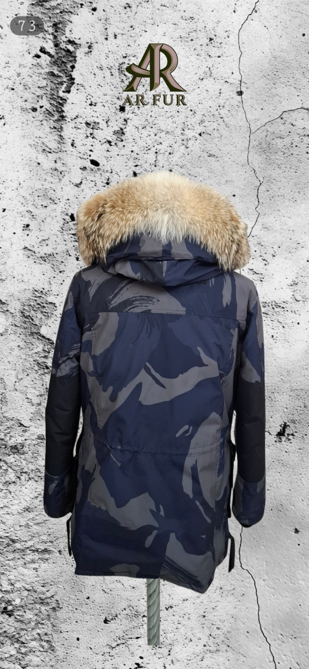 Genuine Coyote fur trim replacement compatible with Canada Goose jacket 73
